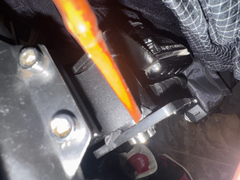 A pair rubber sleeves for the steering column of the Q13Pro electric scooter.