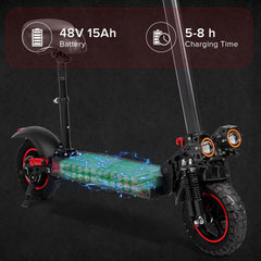 Patinete eléctrico J11 para adultos con motor de 800 W