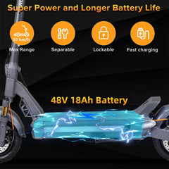 RZ800 Foldable E-Scooter for Adults – Experience Smooth, Efficient Rides - Electric Scooter