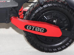 Red covers for both sides of the GT06 scooter.