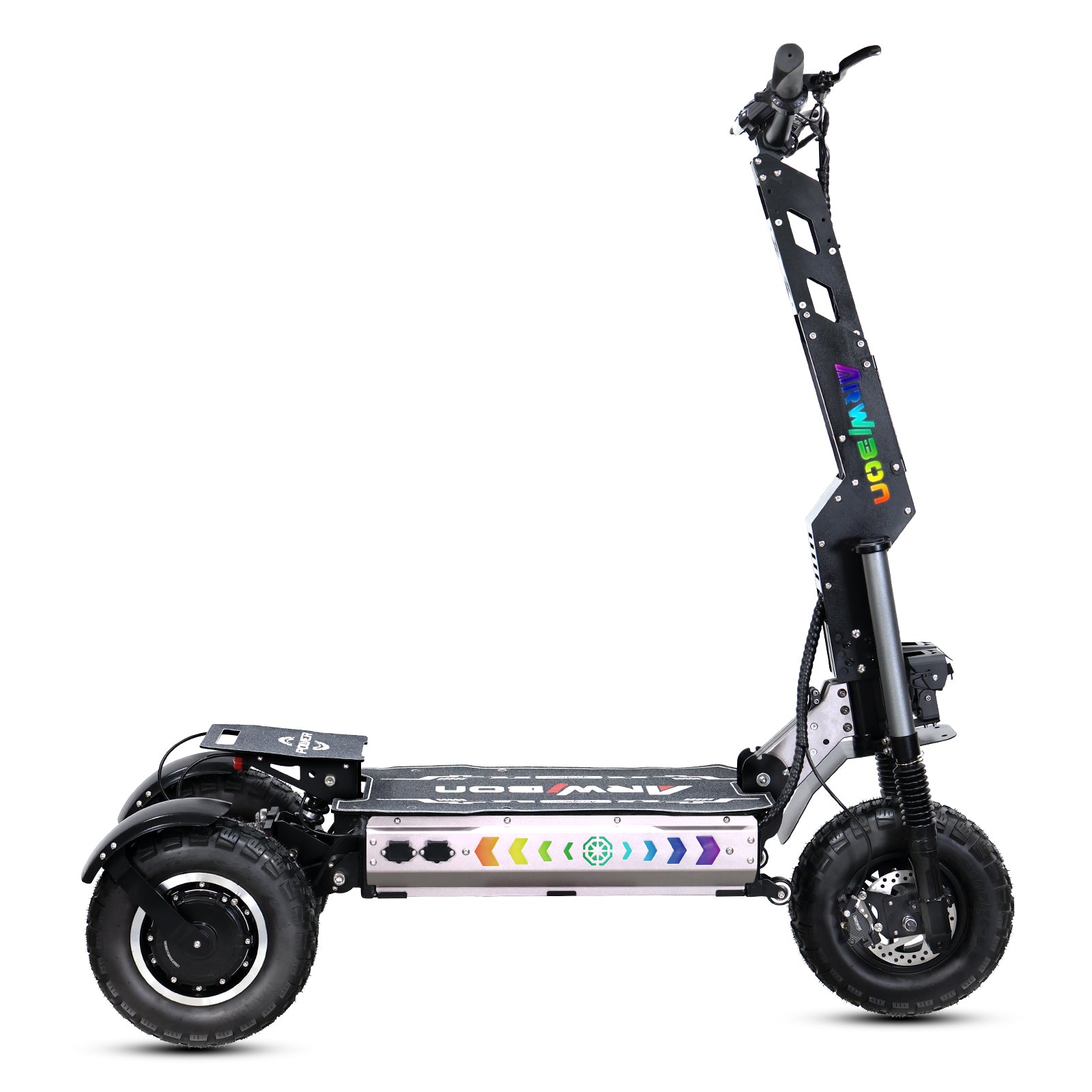 Arwibon MT30 Heavy Duty Three Wheels Foldable Electric Scooter for Adults