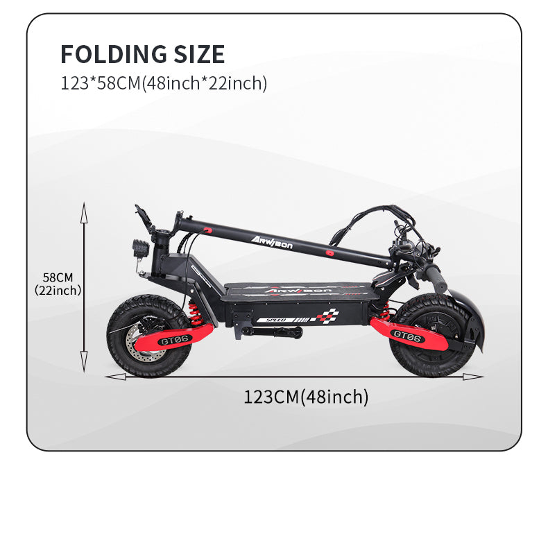 Electric Scooter for Adults 1200W Motor,11"Off Road Tires,E Scooter Commuter Outdoor,Up to 30 MPH & 20 Miles Range,Sport Kick Scooters,48V 13AH Battery,Foldable Scooter for Adults with Double Braking & Dual Suspension